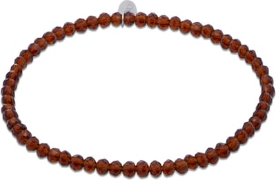 CO88 Collection - 8CB-91319 - kralenarmband vrouwen met rode kristalstenen - 3 mm