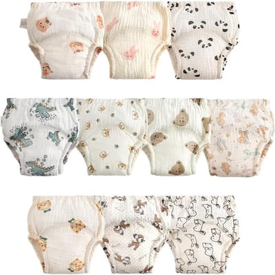 Potty Training Broekjes voor Meisjes en Jongens - Wasbare en Herbruikbare Training Pants voor Zindelijkheidstraining