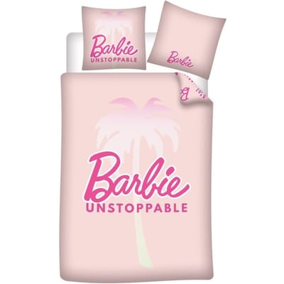 Barbie Dekbedovertrek Unstoppable polyester - 140 x 200 cm 63 x 63 cm