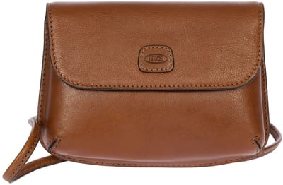 BRIC'S Leren schoudertas Volterra Shoulderbag Tobacco bruine
