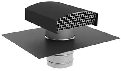 Econox CTM dakdoorvoer 200 mm aluminium antraciet met indekstuk