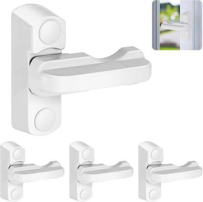Aluminium Raamhandgrepen Set van 4 - Kindveilige Deurhandgrepen voor Gemakkelijke Installatie in Huis, Deuren, Kasten en Ramen