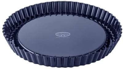 Dr. Oetker - Quiche-/ Taartvorm 'Back-Liebe Emaille' - 24 cm - Zuur- en krasvast