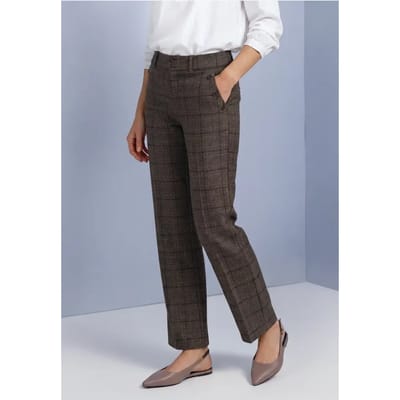 Street one - Dames broek - Maat 34 - Vrouwen - Bruin - polyester