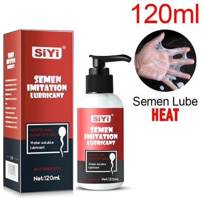 SIYI® | Nepsperma | Sperma Glijmiddel | Water Based | Realistisch Nep Sperma Glijmiddel |Sex Lube - Hybride Glijmiddel - Veilig voor Condooms - Ook voor Massage | Porn Sperma Valse Sperma Waterbasis Glijmiddel Met Doseerpomp | 120 ml