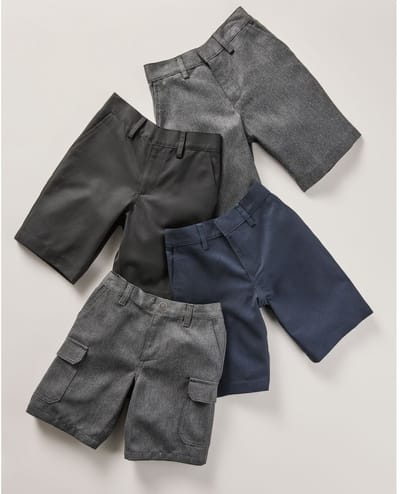 Next - Jongens - Schoolshorts zonder plooien - Blauw