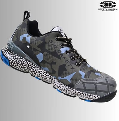 SIR SAFETY TURKANA Veiligheidsschoenen S3 HEREN Werkschoen Zwart Grijs - Aluminium Neus en Composiet Tussenzool - Antislip SR - Ademend