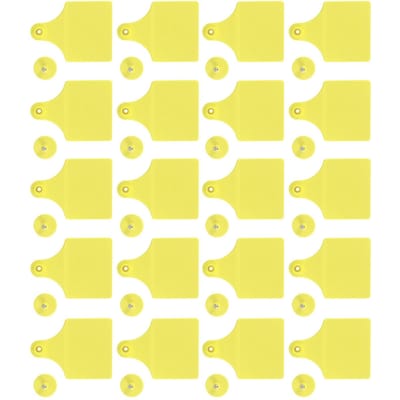 20 Set Vee Identificatie Blanco Oormerk voor Geiten Schapen Rundvee Koeien Varkens Boerderijbenodigdheden Type 1