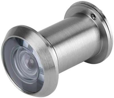 Dailygoods- Deurkijker 220° Groothoek - Optisch Glas - Veiligheid - Privacykap - Hoogwaardig Kopermateriaal - Duurzaam - Deurspegel