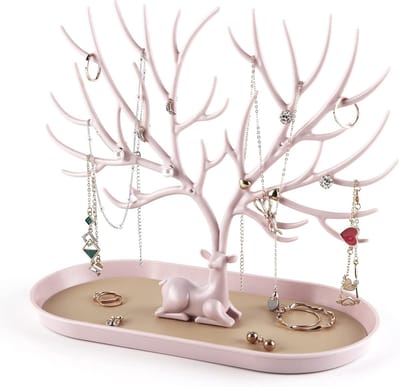 Sieraden Display Stand voor Antlers - Boomtoren voor Hangen van Ringen, Oorbellen, Kettingen en Armbanden