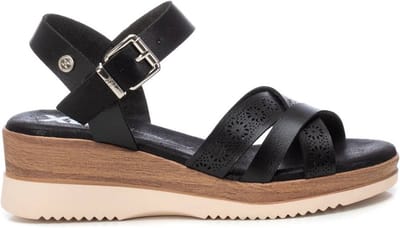 Xti 14385104 Wedgesandalen Zwart EU 37 Vrouw
