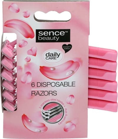96x Sence Wegwerpscheermesjes 6 stuks