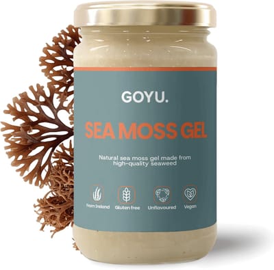 GOYU Sea Moss Gel 316 gram - Zeemos Irish Moss, Seamoss, Seaweed, Zeewier - Vegan - Zonder toevoegingen - Lab getest