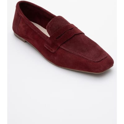 Morne Leren Loafers Dames