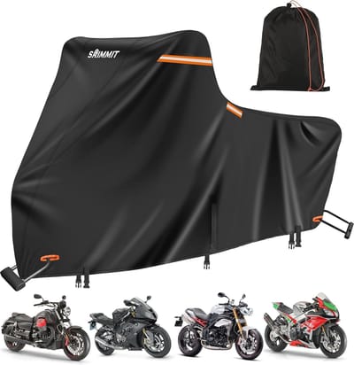 Waterdichte Motorhoes 420D Heavy Duty voor Touringmotoren - UV Bescherming en Stormbestendig