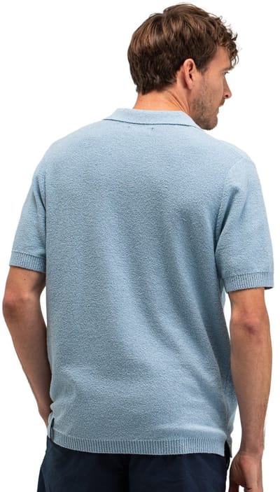 Butcher of Blue poloshirt korte mouw lichtblauw