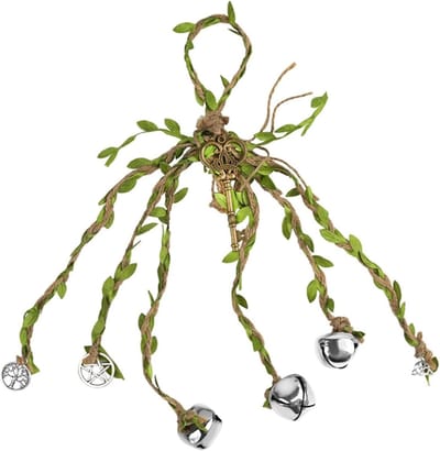 Heksenklokken Set - Magische Bellen - Deur Decoratie - Handgemaakt Metaal - Zwart