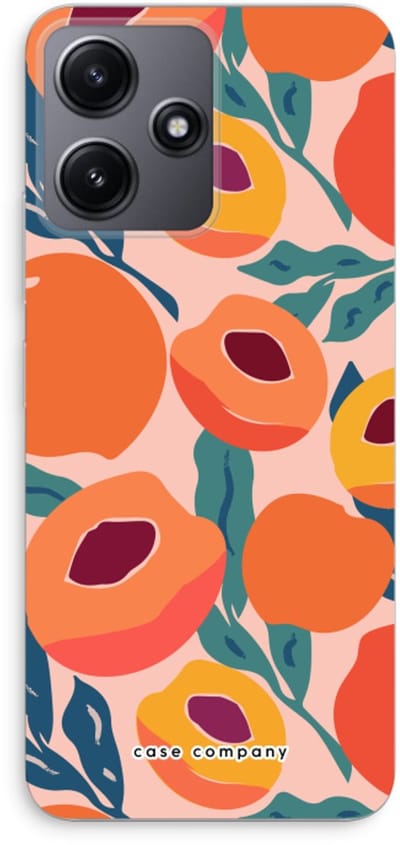 Case Company® - Hoesje geschikt voor Xiaomi Redmi 12 hoesje - Perzik - Soft Cover Telefoonhoesje - Bescherming aan alle Kanten en Schermrand