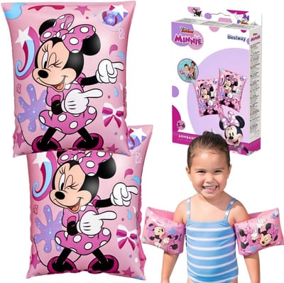 DISNEY Minnie Mouse Opblaasbare zwemarmbanden, zwemvleugeltjes voor kinderen 23x15cm
