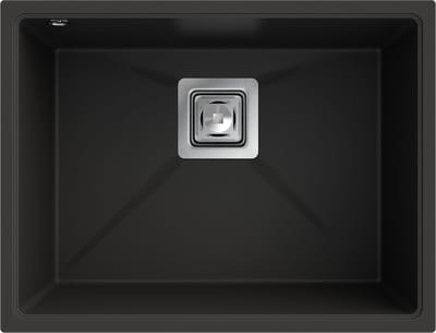 Granitan Napo55 granieten spoelbak onderbouw - 55 x 42 cm - 1 bak