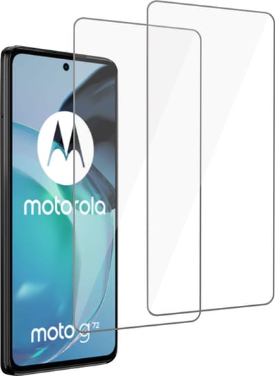 2x Screenprotector geschikt voor Motorola Moto G72 – Screenprotector geschikt voor Motorola Moto G72 Screen Protector Tempered Glass