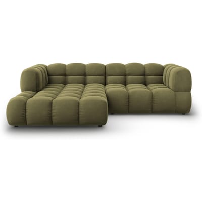 3-zits hoekbank Sky links velvet | Cosmopolitan Design