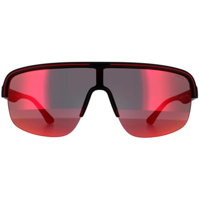 Police zonnebril SPLB47M Arcade 3 6VPX MATTE Dark Gray Multilayer Rood