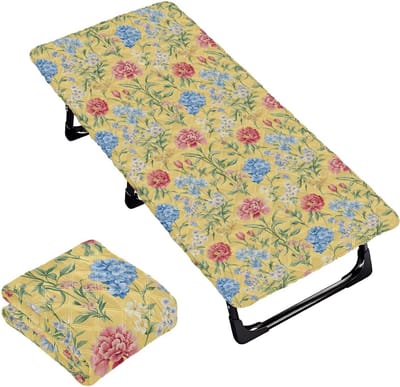 Peuter bedlaken - Reis laken - Kinder dutjes - Drie lagen materiaal - 126 x 63 cm - Kleurrijke bloemen