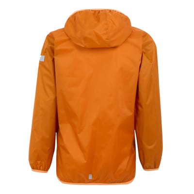 Regatta Groot Buitenshuis Kinderen/Kinderen Lever II Packaway Rain Jacket (Vos/Bloeiende goudsbloem)