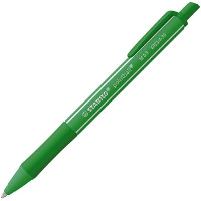 Stabilo Pointball Groen Balpen 0,5 mm Ergonomisch met Grip