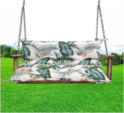 Buitenbank Kussen - Schommelkussen - Terras Ontspanning - Waterdicht & Kleurvast - 150x100cm - Groen