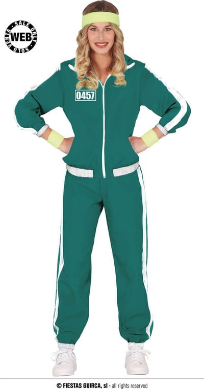 Squid Game Deelnemer Kostuum Dames - Maat S