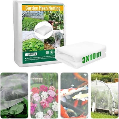 Effectief insectenwerend net voor planten en tuin, ideaal voor bescherming tegen insecten, 3 x 10 meter