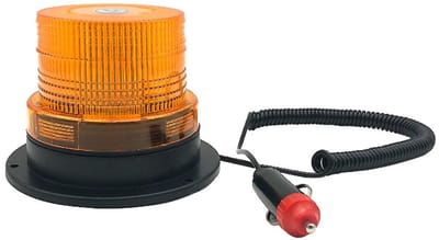 GELLDG Roterend waarschuwingslicht - Geel roterend waarschuwingslicht - Magnetisch draadloos LED-waarschuwingslicht - Geschikt voor auto's, vrachtwagens, tractoren, UTV's, SUV's en jeeps - Werkt op 12V-24V batterij