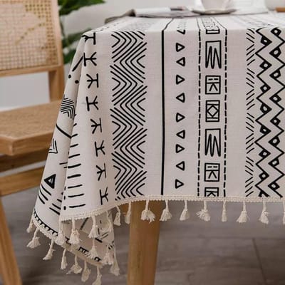 Bohemian Waterdicht Tafelkleed voor Rechthoekige Tafel Katoen Linnen Tafelkleed voor Keuken Eetkamer Tafelblad Decor Tafelkleed Nappe 90x90cm 1pcs