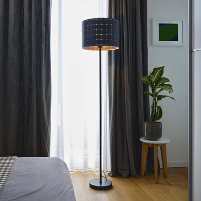 OSRAM vloerlamp Decor Felt Weaving Std Floor gemaakt van vilt en metaal, E 27 , 1560mm hoogte , warme lichteffecten door geweven lampenkap, duurzaam door vervangbare lichtbron, eenvoudig te installeren