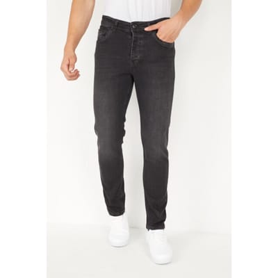 Jeans Heren - Spijkerbroek Heren Volwassenen - Stretch Jeans - Heren Jeans Regular Fit - DP17- Grijs