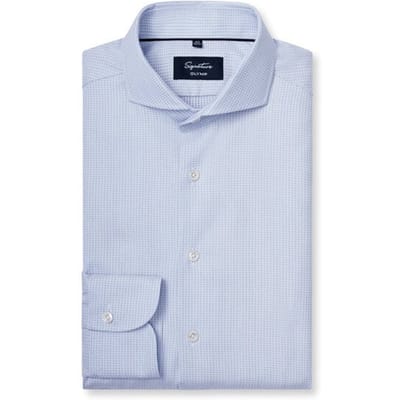 OLYMP Signature Overhemd, Tailored Fit, Signature Cutaway, Lichtblauw