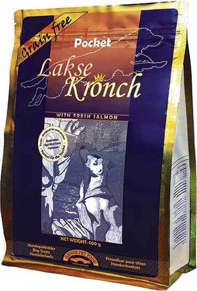 Henne Kronch zalmsnacks pocket 76% Zalm 600gr