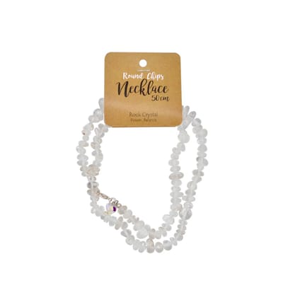 Splitcollier Bergkristal