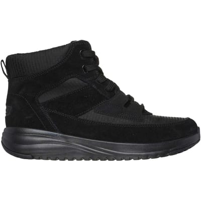 Skechers Dames On The GO Stellar Suède Enkellaarsjes (Zwart)