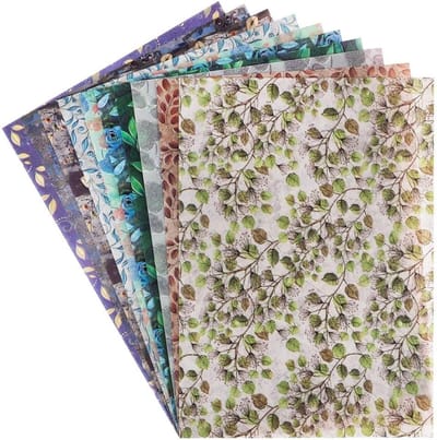 Decoratief Transparent Papier voor Knutselen - 10 Vellen DIN A4 - Hoogwaardige Designs