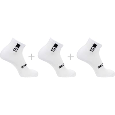 Salomon Everyday Ankle 3-Pack, hardloopsokken, wit