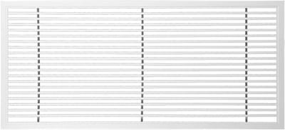 Ventilatieafdekking - Luchtretourrooster - Ventilatie Optimaliseren - Verstelbare Dempers - 50 x 50 cm - Wit
