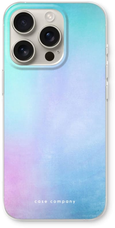 Case Company® - Hoesje geschikt voor iPhone 16 Pro hoesje - Mist pastel - Soft Cover Telefoonhoesje - Bescherming aan alle Kanten en Schermrand