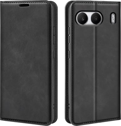 MobyDefend Hoesje - Geschikt voor OnePlus Nord 4 - Luxe Wallet Bookcase (Magnetische Sluiting) - Zwart