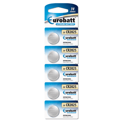 Eurobatt CR2025 3V Lithium Knoopcelbatterij - 1 stuk
