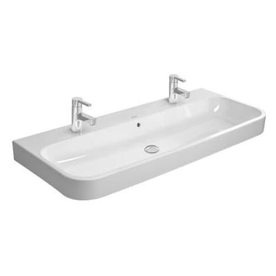 Duravit Happy D.2 furniture washbasin 120 cm, with 2 tap holes
