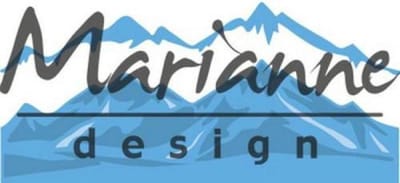 Marianne Design Creatable Mal Horizon sneeuw bedekte bergen LR0493