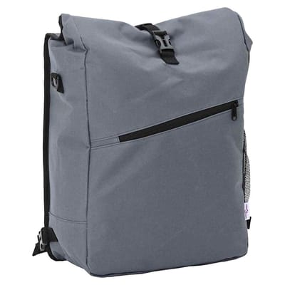 vidaXL - Fietstas - Grijs - 33 - x - 16 - x - 60 - cm - Polyester